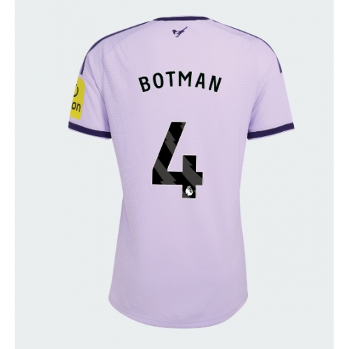 Newcastle United Sven Botman #4 Maglia Gara Terza Repliche 2026-27 Maniche Corte Newcastle United Sven Botman #4 Maglia Gara Terza Repliche 2026-27 Maniche Corte